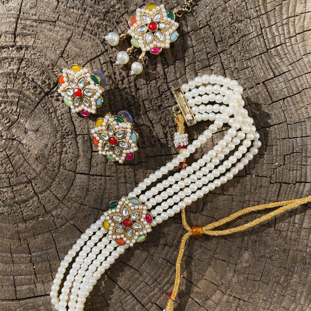 Indian Jewelry -  Tejas choker